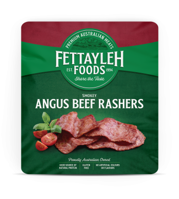 Angus Beef Rashers (340g) - Fettayleh Foods